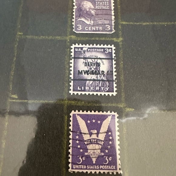 Vintage US Used 3c Stamp Mixed Americana, - Cancelled- - Picture 4 of 14